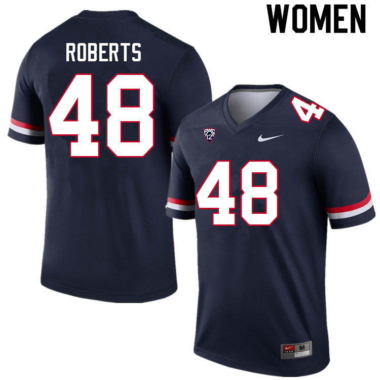 Women #48 Jerry Roberts Arizona Wildcats College Football Jerseys Sale-Navy - Click Image to Close